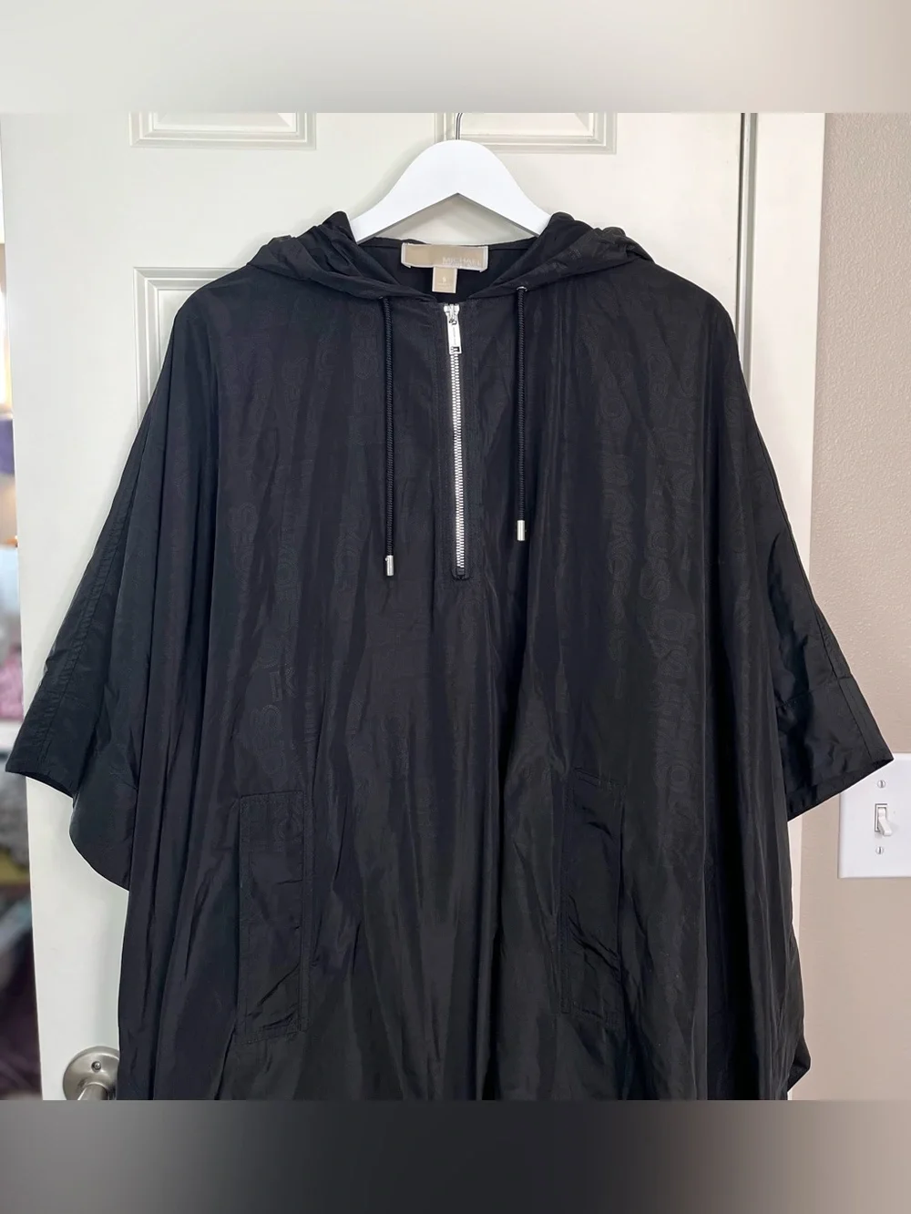 MICHAEL Michael Kors Hooded Zip Poncho NWOT